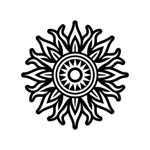 Sunburst Logo, Sun, Solar, Nature, Sun Symbol,icons icon