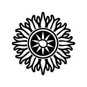 Sunburst Logo, Sun, Solar, Nature, Sun Symbol,simple Icon icon