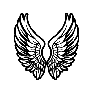 Bird Pinion, Feather, Plumage, Nature, Wings,vector icon