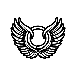 Wing Emblem, Feather, Plumage, Nature, Wings icon