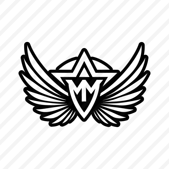 Wing Emblem, Feather, Plumage, Nature, Wings,vector preview