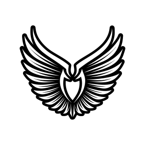 Wings Logo, Feather, Plumage, Nature, Wings,icons icon