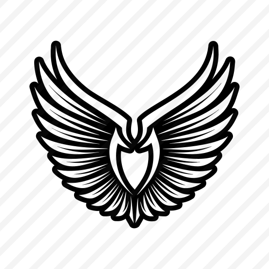 Wings Logo, Feather, Plumage, Nature, Wings,icons preview