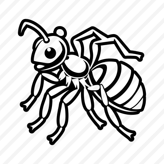 Insect Logo, Nature, Creature, Specie, Pismire,flat preview