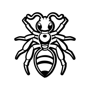Insect Logo, Nature, Creature, Specie, Pismire,simple Icon icon
