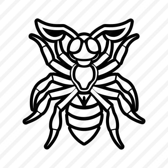 Pismire Logo, Nature, Creature, Specie, Pismire,flat preview