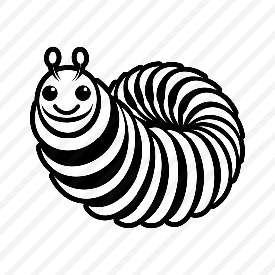 Caterpillar Symbol, Larva, Insect, Specie, Caterpillar Mascot preview