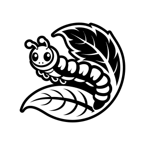 Caterpillar Symbol, Larva, Insect, Specie, Caterpillar Mascot,vector icon