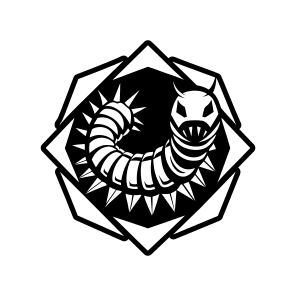 Grub Logo, Larva, Insect, Specie, Caterpillar Mascot,flat icon