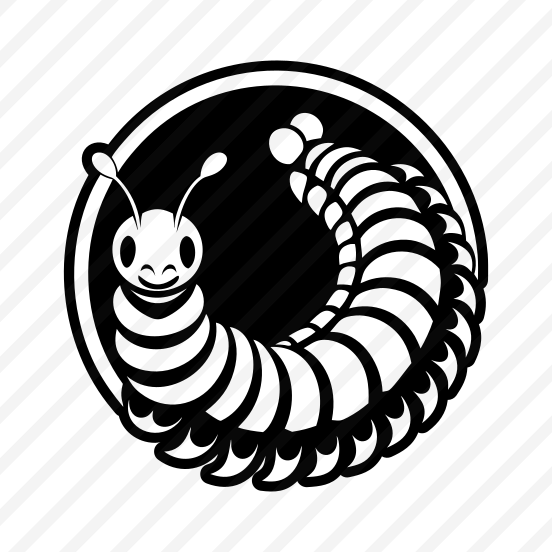 Larva, Insect Logo, Specie, Caterpillar Mascot, Creature preview