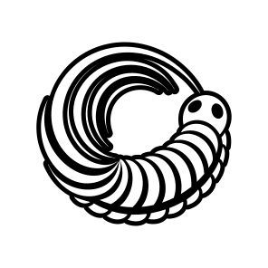 Larva, Insect Logo, Specie, Caterpillar Mascot, Creature,flat icon