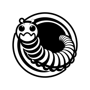 Larva, Insect Logo, Specie, Caterpillar Mascot, Creature,icons icon