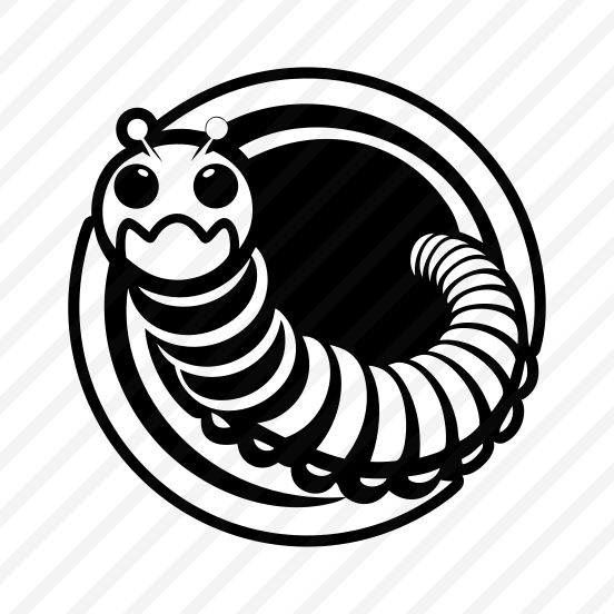 Larva, Insect Logo, Specie, Caterpillar Mascot, Creature,icons preview