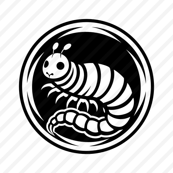 Larva Symbol, Insect, Specie, Caterpillar Mascot, Creature preview