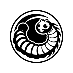 Larva Symbol, Insect, Specie, Caterpillar Mascot, Creature,flat icon