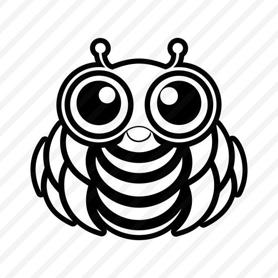 Larva Symbol, Insect, Specie, Caterpillar Mascot, Creature,simple Icon preview
