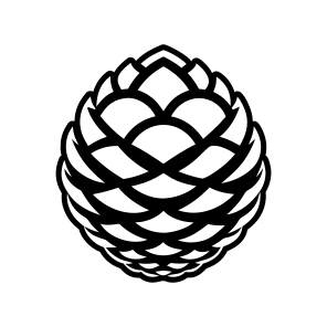 Fir Cone, Pinecone, Strobilus, Nature, Pine Fruit,vector icon