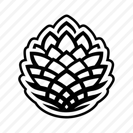 Pine Conelet, Pinecone, Strobilus, Nature, Pine Fruit,icons preview