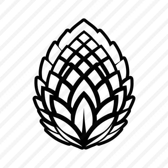 Pine Fruit, Pinecone, Strobilus, Plant, Nature,simple Icon preview