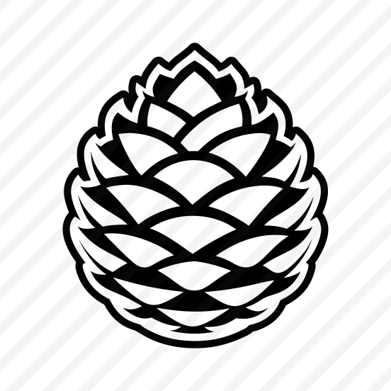Pinecone Logo, Strobilus, Plant, Nature, Pine Fruit,flat preview