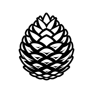 Pinecone Logo, Strobilus, Plant, Nature, Pine Fruit,icons icon
