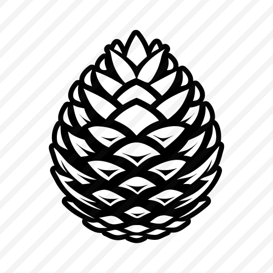 Pinecone Logo, Strobilus, Plant, Nature, Pine Fruit,icons preview