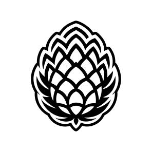 Pinecone Logo, Strobilus, Plant, Nature, Pine Fruit,vector icon