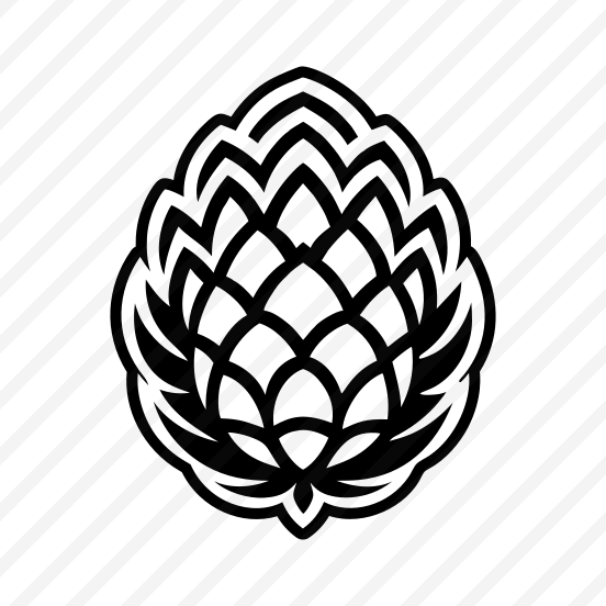 Pinecone Logo, Strobilus, Plant, Nature, Pine Fruit,vector preview