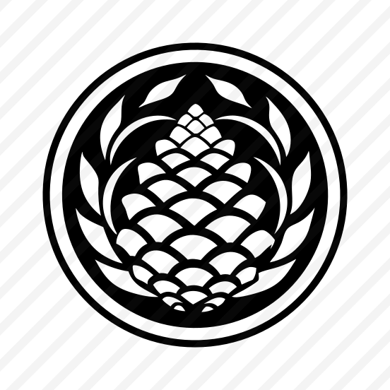 Pinecone, Strobilus Logo, Plant, Nature, Pine Fruit,icons preview