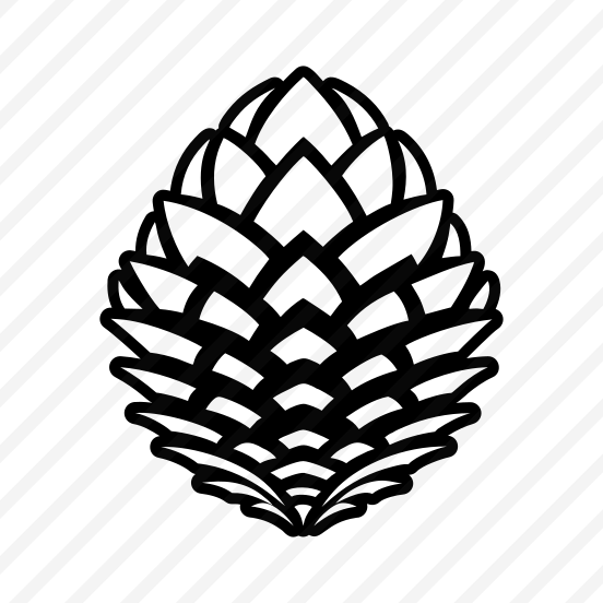 Pinecone, Strobilus, Plant, Nature, Pine Fruit,simple Icon preview