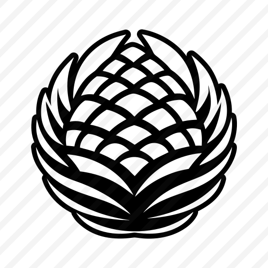 Pinecone, Strobilus Symbol, Plant, Nature, Pine Fruit,flat preview