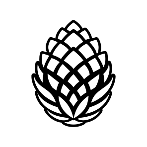 Pinecone, Strobilus Symbol, Plant, Nature, Pine Fruit,vector icon