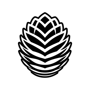 Pinecone Symbol, Strobilus, Plant, Nature, Pine Fruit icon