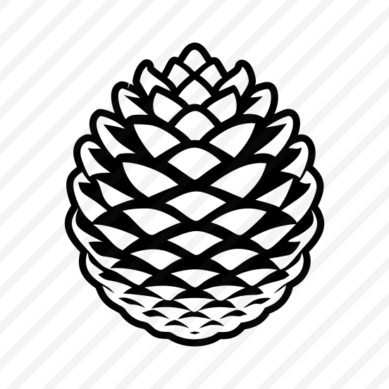 Pinecone Symbol, Strobilus, Plant, Nature, Pine Fruit,icons preview
