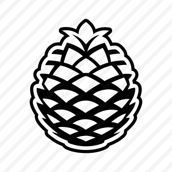 Seedcone Logo, Pinecone, Strobilus, Plant, Nature, Pine Fruit,flat preview