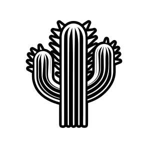 Cactus Logo, Cactoid, Plant, Leaf, Nature, icon