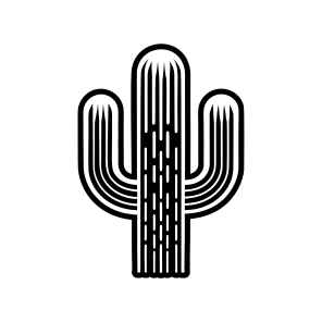 Cactus Symbol, Cactoid, Plant, Leaf, Nature, icon