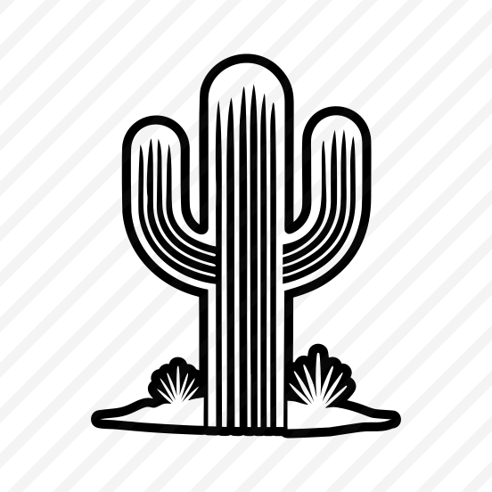 Cactus Symbol, Cactoid, Plant, Leaf, Nature,,vector preview