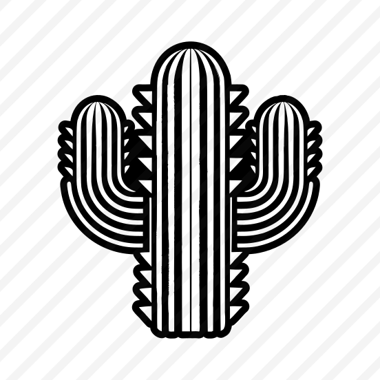 Desert Plant, Cactoid, Plant, Leaf, Nature,,icons preview