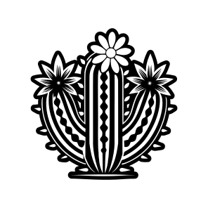 Desert Plant, Cactoid, Plant, Leaf, Nature,,vector icon