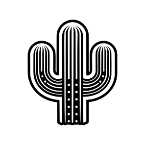 Prickly Plant, Cactoid, Plant, Leaf, Nature,,vector icon