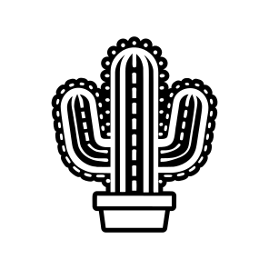 Thorny Plant, Cactoid, Cactus, Leaf, Nature, icon