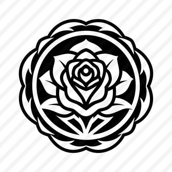 Rose Flower, Floral, Petals, Nature, Plant,flat preview