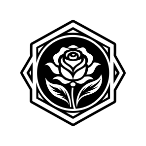 ,rose Flower, Floral, Petals, Nature, Plant,vector icon
