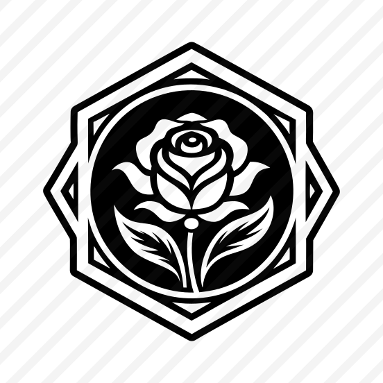 ,rose Flower, Floral, Petals, Nature, Plant,vector preview
