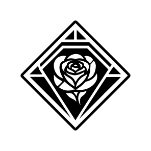 Rose, Flower Logo, Floral, Petals, Nature,,icons icon