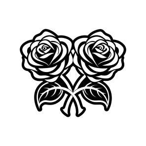 Rose, Flower Symbol, Floral, Petals, Nature,,icons icon