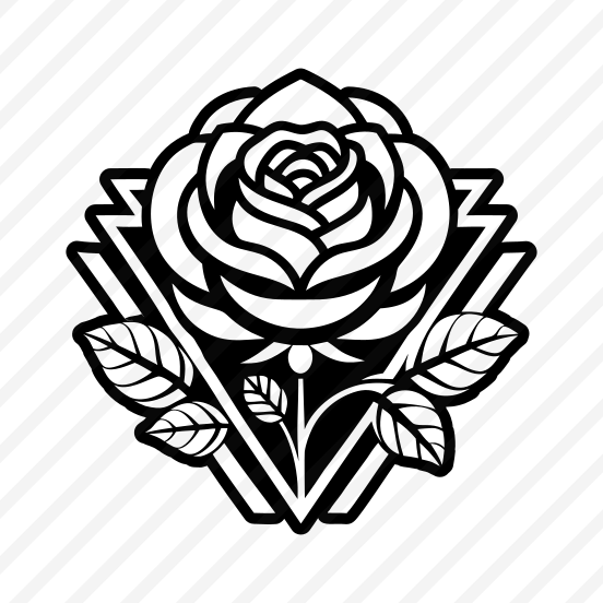 Rose Logo, Flower, Floral, Petals, Nature,,icons preview