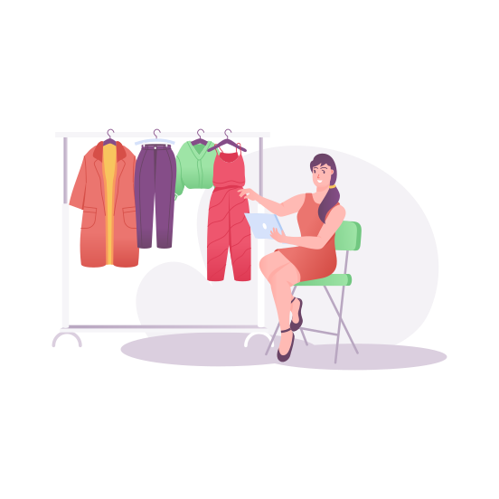 Dress Shop, Clothing, Apparel, Shopping, Outfit illustration