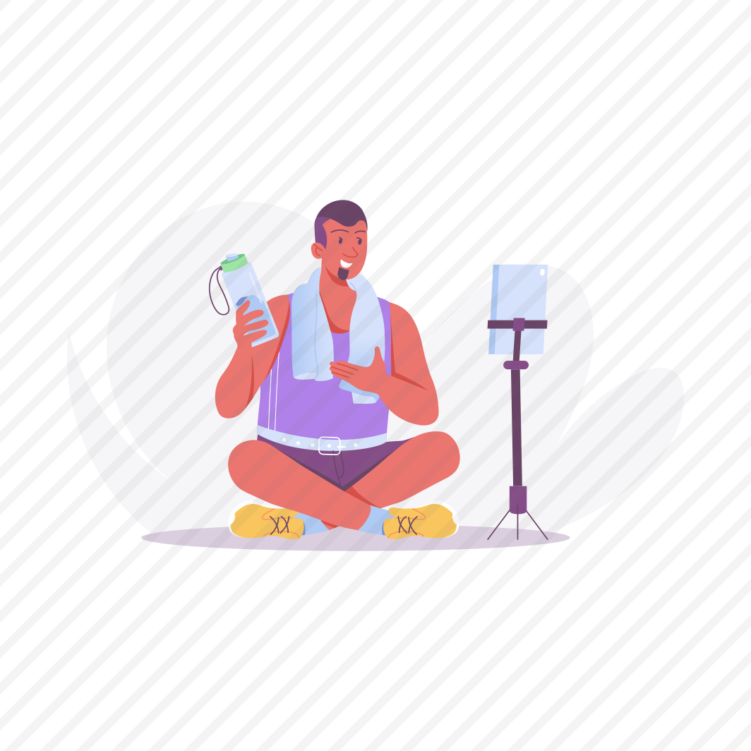 Fitness Vlogger, Trainer, Influencer, Video, Recording preview